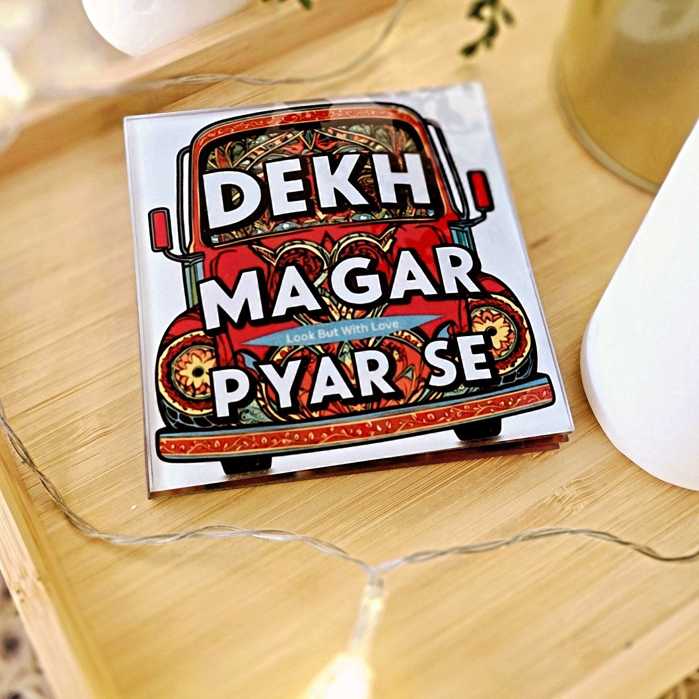 Truck Art Glass Coasters 03