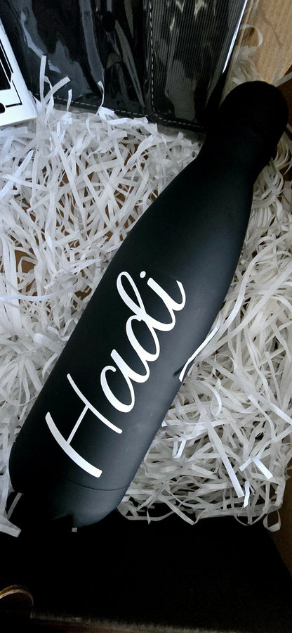 Premium Soft Touch Black Bottle