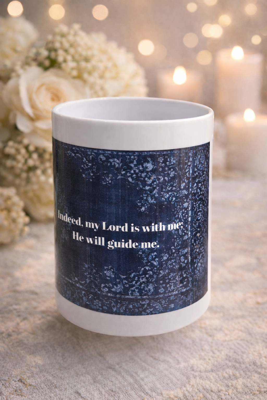 Ramadan Gift Box in Blue– Premium Islamic Gift Set with Mug, Dates, Mixed Nuts, Tasbeeh Counter & Magnetic Bookmark | Elegant Ramadan Kareem Gift for Family, Friends & Corporate Gifting