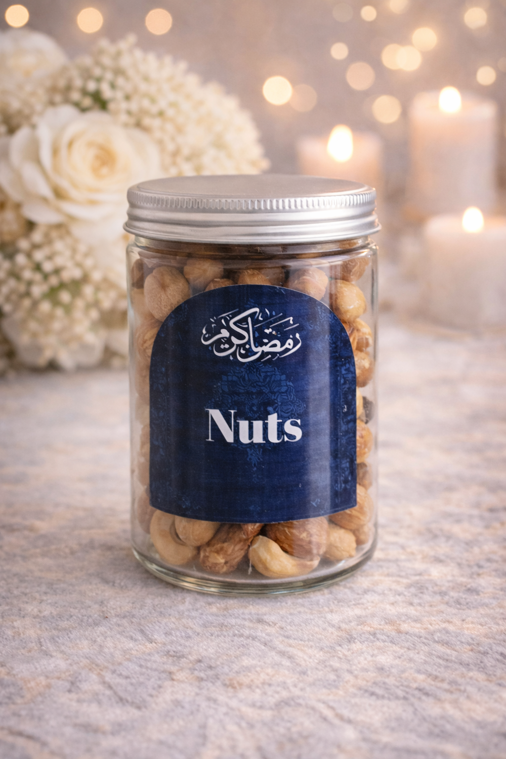 Ramadan Gift Box in Blue– Premium Islamic Gift Set with Mug, Dates, Mixed Nuts, Tasbeeh Counter & Magnetic Bookmark | Elegant Ramadan Kareem Gift for Family, Friends & Corporate Gifting