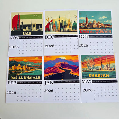UAE Magnetic Calendar 2026