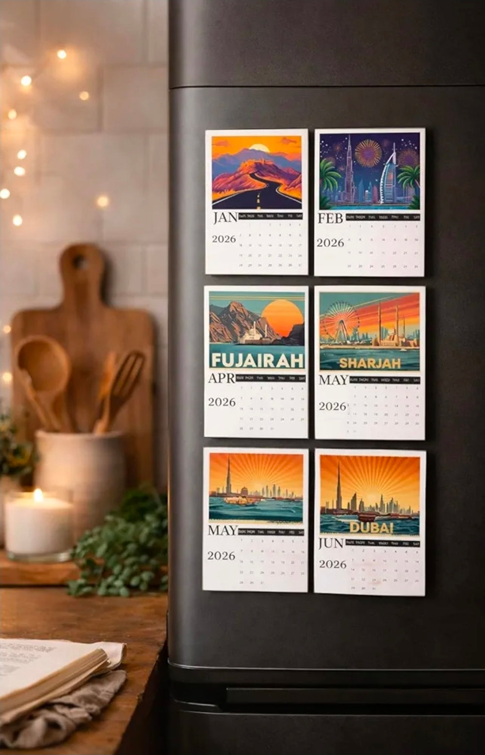 UAE Magnetic Calendar 2026
