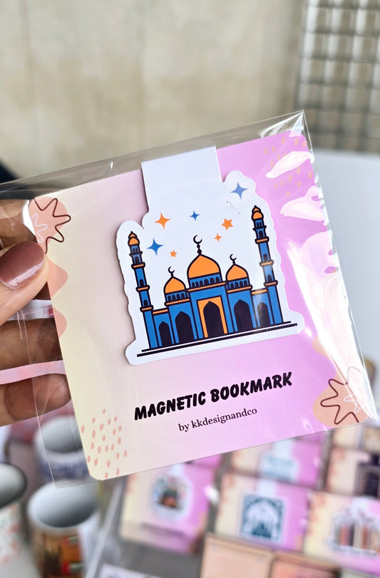 Mosque-themed Magnetic Bookmark
